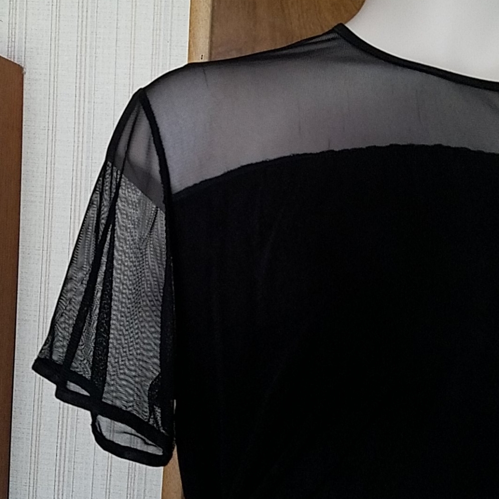 SOLD - Mesh yoke top by Susan Lawrence - Picture 3 of 6